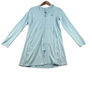 Baleaf Light Blue Hooded Jacket Zip-Up Size S